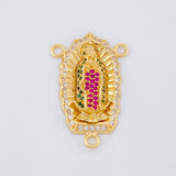 Herraje Crucero Virgen de Guadalupe 4.75g / 2cm Oro Amarillo 18K