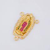 Herraje Crucero Virgen de Guadalupe 4.75g / 2cm Oro Amarillo 18K