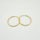 Candongas Aro Liso 2.2gr / 2.8cm / Oro Amarillo 18K ©