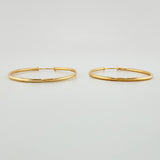 Candongas Aro Liso 3.25gr / 3.8cm / Oro Amarillo 18K ©