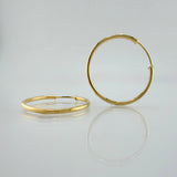 Candongas Aro Liso 2.2gr / 2.8cm / Oro Amarillo 18K ©