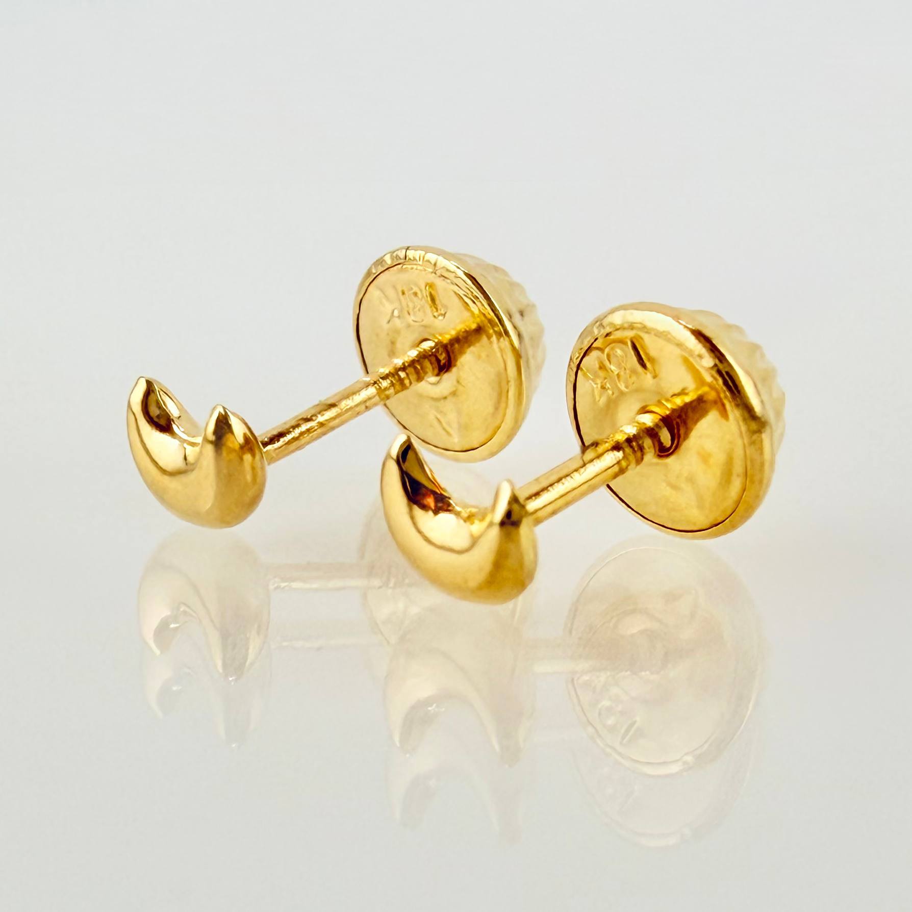 Topos Media Luna 0.45gr / 3.3mm Oro Amarillo 18K ©