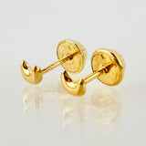 Topos Media Luna 0.45gr / 3.3mm Oro Amarillo 18K ©