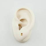 Topos Media luna 0.45gr / 3.3mm Oro Amarillo 18K *