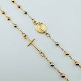 Cadena Denario 2.9gr / 45cm / 3mm Tres Oros +4 18K *