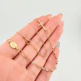 Cadena Denario 3.8gr / 45cm / 3mm Tres Oros +4 18K ©