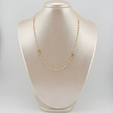 Cadena Denario 3.8gr / 45cm / 3mm Tres Oros +4 18K ©