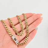 Cadena Cubana Infinito 19.2gr / 60cm / 4.9mm Oro Amarillo +4 18K