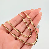 Cadena Cubana 4.6gr / 60cm / 3.3mm Oro Amarillo +1 18K