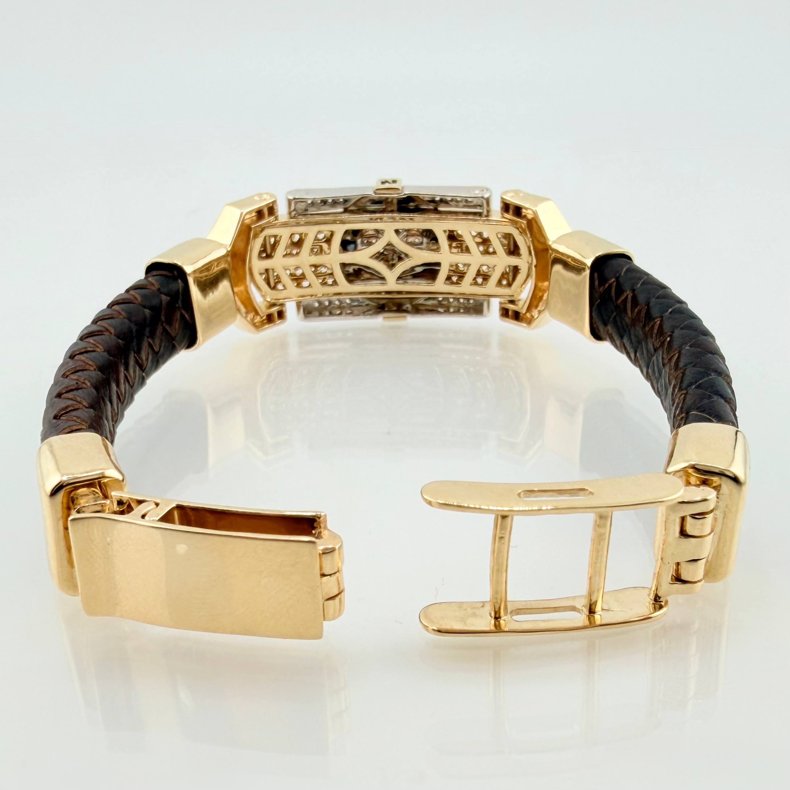 Pulso estrella 39.5gr / 22.5cm-21.3cm / 9.4mm Tres Oro18K ©