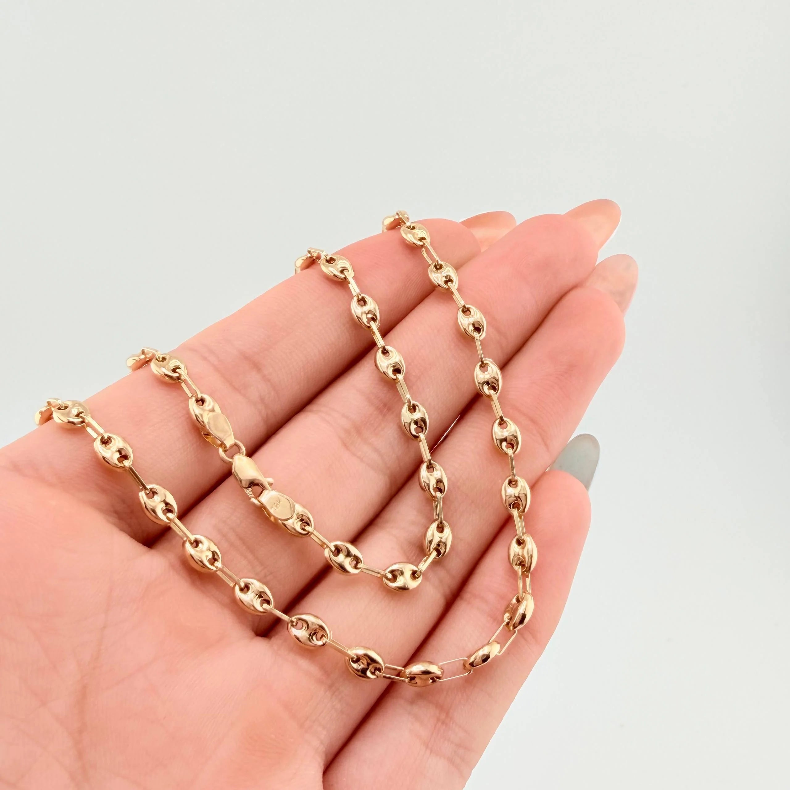 Cadena GC 8.2gr / 62cm / 4mm Oro Amarillo 18K %