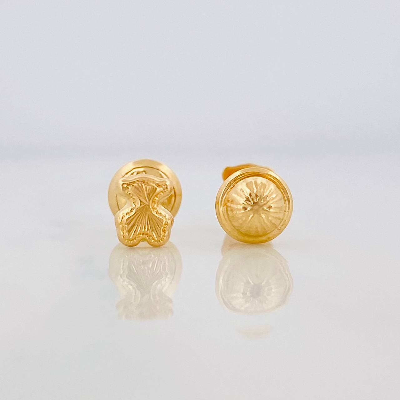 Topos Oso Ts 0.6g / 4mm Oro Amarillo 18K