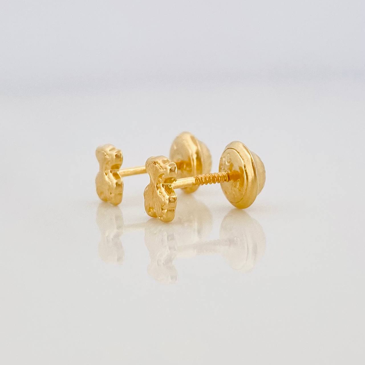 Topos Oso Ts 0.6g / 4mm Oro Amarillo 18K
