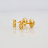 Topos Oso Ts 0.6g / 4mm Oro Amarillo 18K