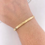 Pulso Aro Tornillo 10.3gr / 17cm / Oro Amarillo 18K #