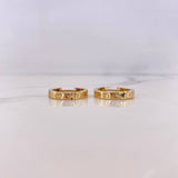 Candongas Tornillo 4.5gr / 1.7cm / Oro Amarillo 18K #