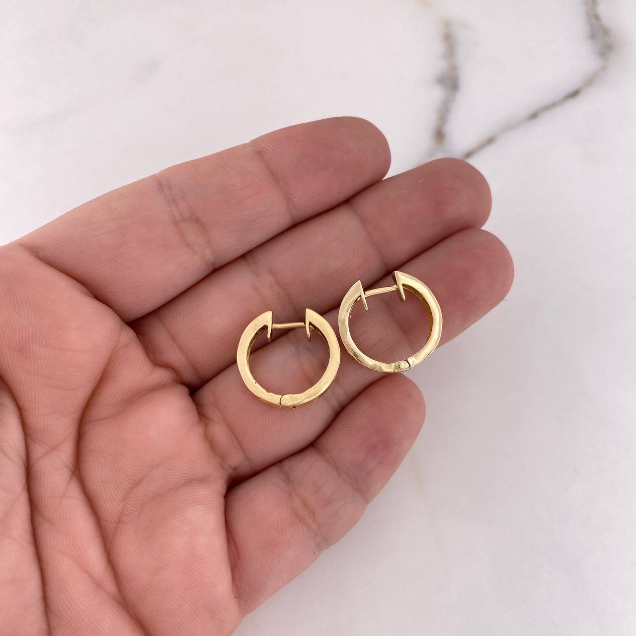 Candongas Tornillo 4.5gr / 1.7cm / Oro Amarillo 18K #