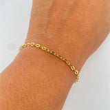 Pulso Aro Seguido 1.5gr / 18.1cm / 2.2mm Oro Amarillo 18K &