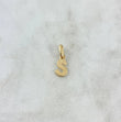 Dije Letra S Cursiva 0.4gr / 1.5cm / Oro Amarillo 18K ©