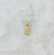 Dije Letra S Cursiva 0.35gr / 1.6cm / Lisa Oro Amarillo 18K