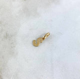 Dije Letra S Cursiva 0.35gr / 1.6cm / Lisa Oro Amarillo 18K