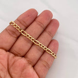 Pulso Figaro 2.35g / 20cm / 4.2mm Oro Amarillo 18K