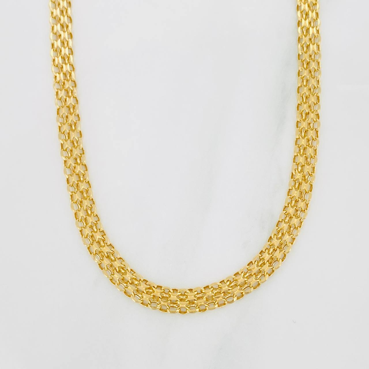 Cadena China 4.4g / 45cm / 4.1mm Oro Amarillo 18K