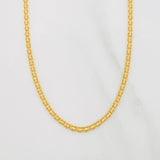 Cadena China 4.9g / 50cm / 2.1mm Oro Amarillo 18K