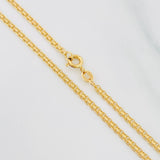 Cadena China 4.9g / 50cm / 2.1mm Oro Amarillo 18K