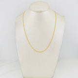 Cadena China 3.3g / 60cm / 1.37mm Oro Amarillo 18K