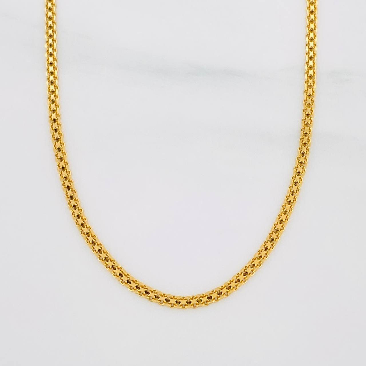 Cadena China 4.2g / 45cm / 1.89mm Oro Amarillo 18K