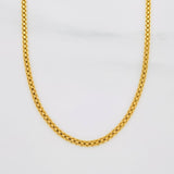 Cadena China 4.2g / 45cm / 1.89mm Oro Amarillo 18K