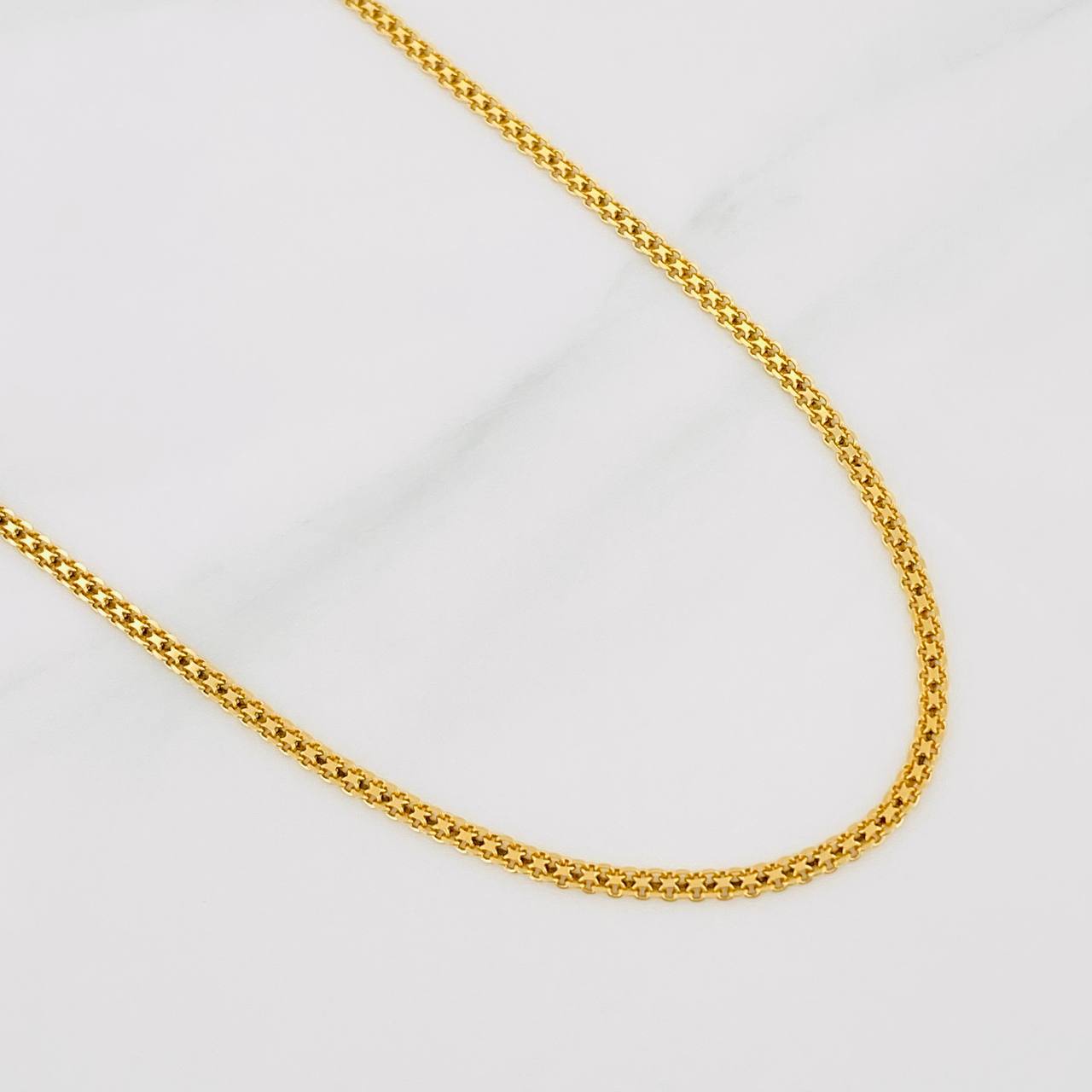 Cadena China 4.2g / 45cm / 1.89mm Oro Amarillo 18K