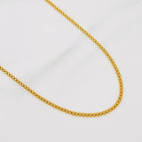 Cadena China 4.2g / 45cm / 1.89mm Oro Amarillo 18K