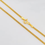 Cadena China 4.2g / 45cm / 1.89mm Oro Amarillo 18K