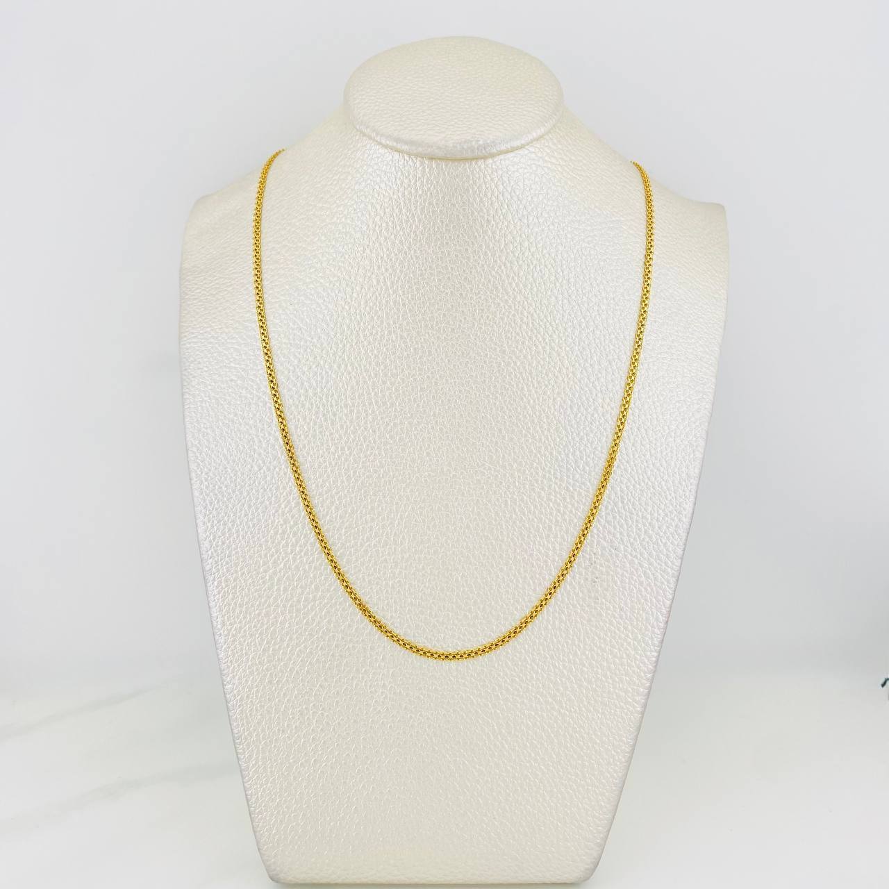 Cadena China 4.2g / 45cm / 1.89mm Oro Amarillo 18K