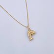 Set Cadena Veneciana 1.05gr / 45cm / 0.5mm + Dije Delfin 0.55gr / 1.5cm Troquelado Oro Amarillo 18K (Oferta) &