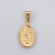 Dije Virgen María Uxiliadora 0.7gr / 2.4cm / Oro 18K $