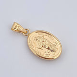 Dije Virgen María Uxiliadora 1.1gr / 2.4cm / Oro 18K $