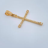 Dije Cruz 1.15gr / 3.3cm / Oro Amarillo 18K &