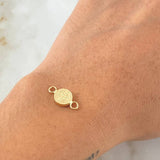 Herraje San Benito 0.55gr / 1.5cm / Oro Amarillo 18K