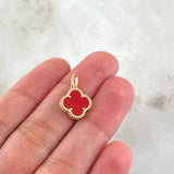 Dije Trebol 1.6gr / 2cm / Oro Nac.Esp 18K ©