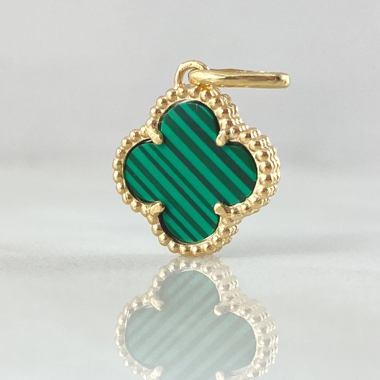 Dije Trebol 1.7gr / 2cm / Nac.Esp. Oro 18K