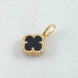 Dije Trebol 1.3gr / 1.7cm / Nac.Esp. Oro 18K