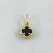 Dije Trebol Negro 1gr / 1.5cm / Oro Amarillo Nac.Esp. 18K *