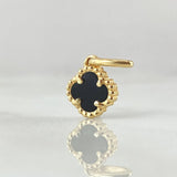 Dije Trebol Negro 1gr / 1.5cm / Oro Amarillo Nac.Esp. 18K *