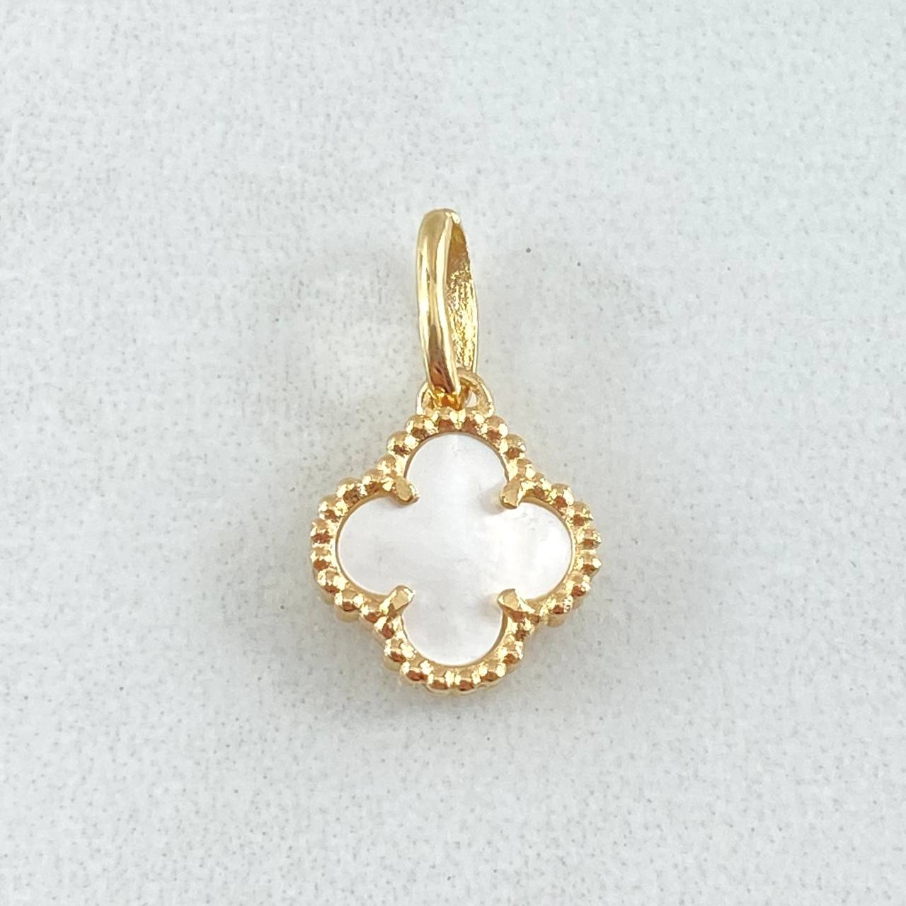 Dije Trebol 1.3gr / 1.7cm / Nac.Esp. Oro 18K