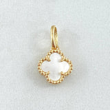Dije Trebol 1.3gr / 1.7cm / Nac.Esp. Oro 18K