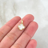 Dije Trebol 1.3gr / 1.7cm / Nac.Esp. Oro 18K