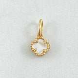 Dije Trebol 0.95gr / 1.5cm / Nac.Esp. Oro 18K